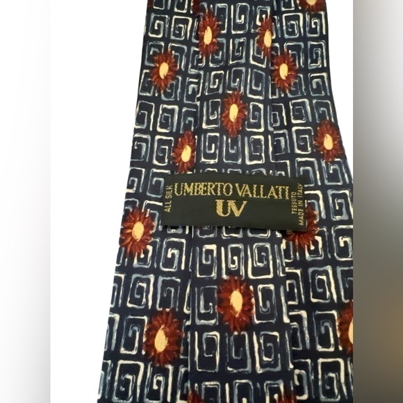 Umbertto Vallati Silk Tie - Picture 2 of 2